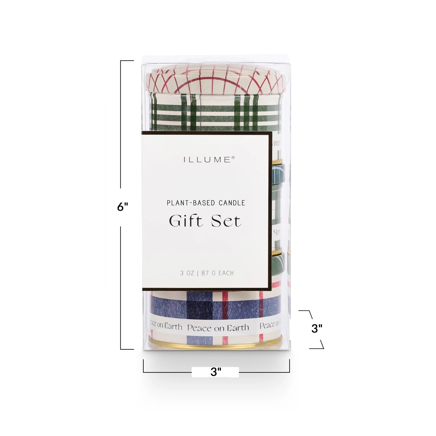 Balsam & Cedar Noble Holiday Tin Trio Gift Set - SPARROW