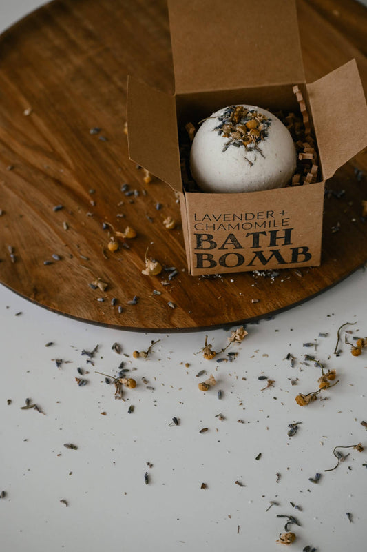 Bath Bomb: Box / Lavender + Chamomile - SPARROW