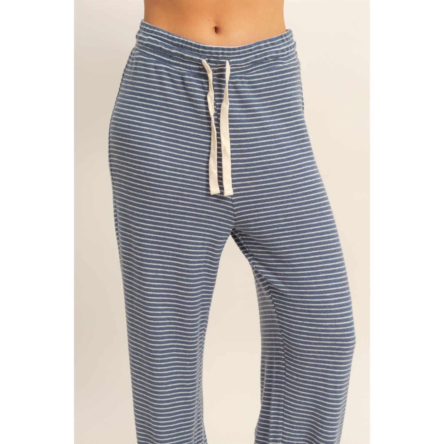 Dara Pants- Navy/Cream