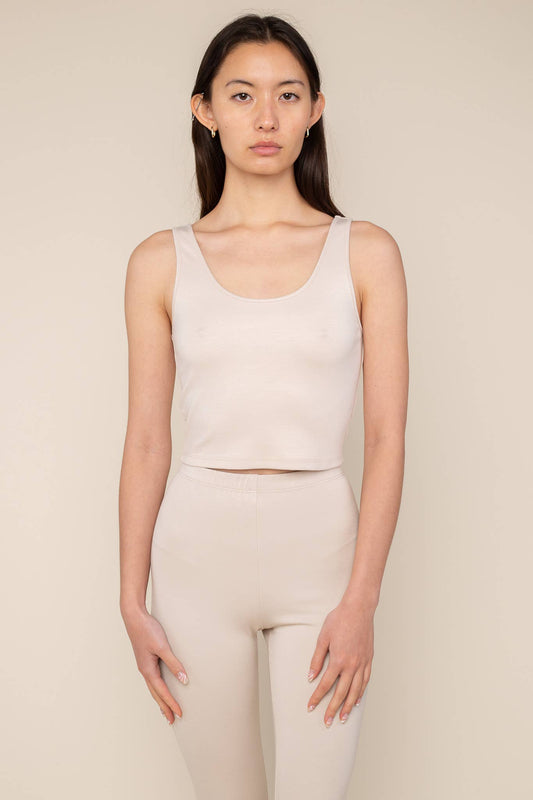 Bethany Tank Top - Stone - SPARROW