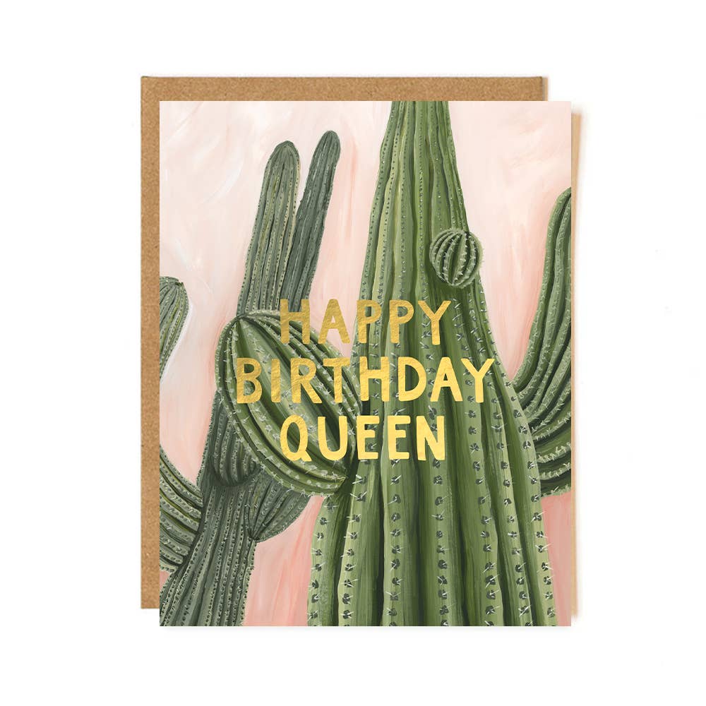 Birthday Cactus Greeting Card - SPARROW