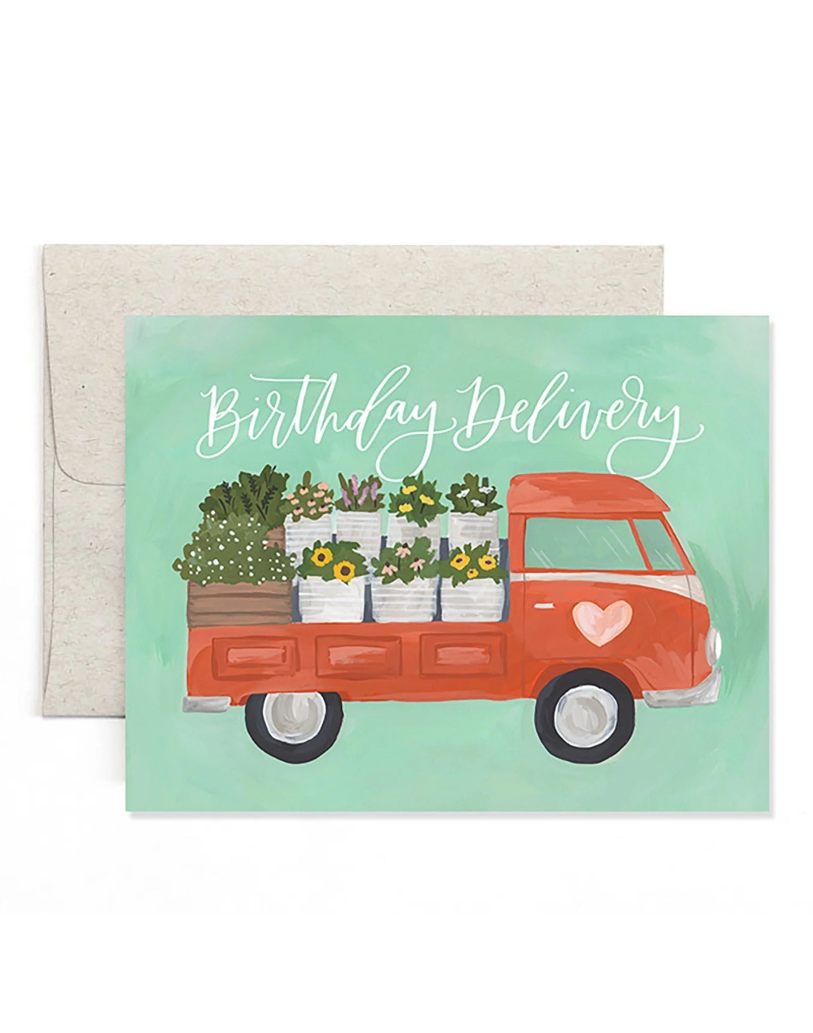 Birthday Delivery Greeting Card - SPARROW