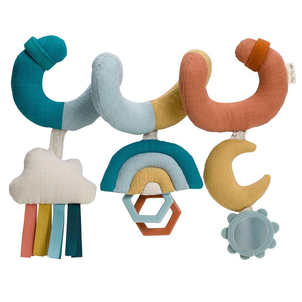 Bitzy Bespoke Itzy Bitzy Spiral Car Seat Activity Toy: Rainbow - SPARROW