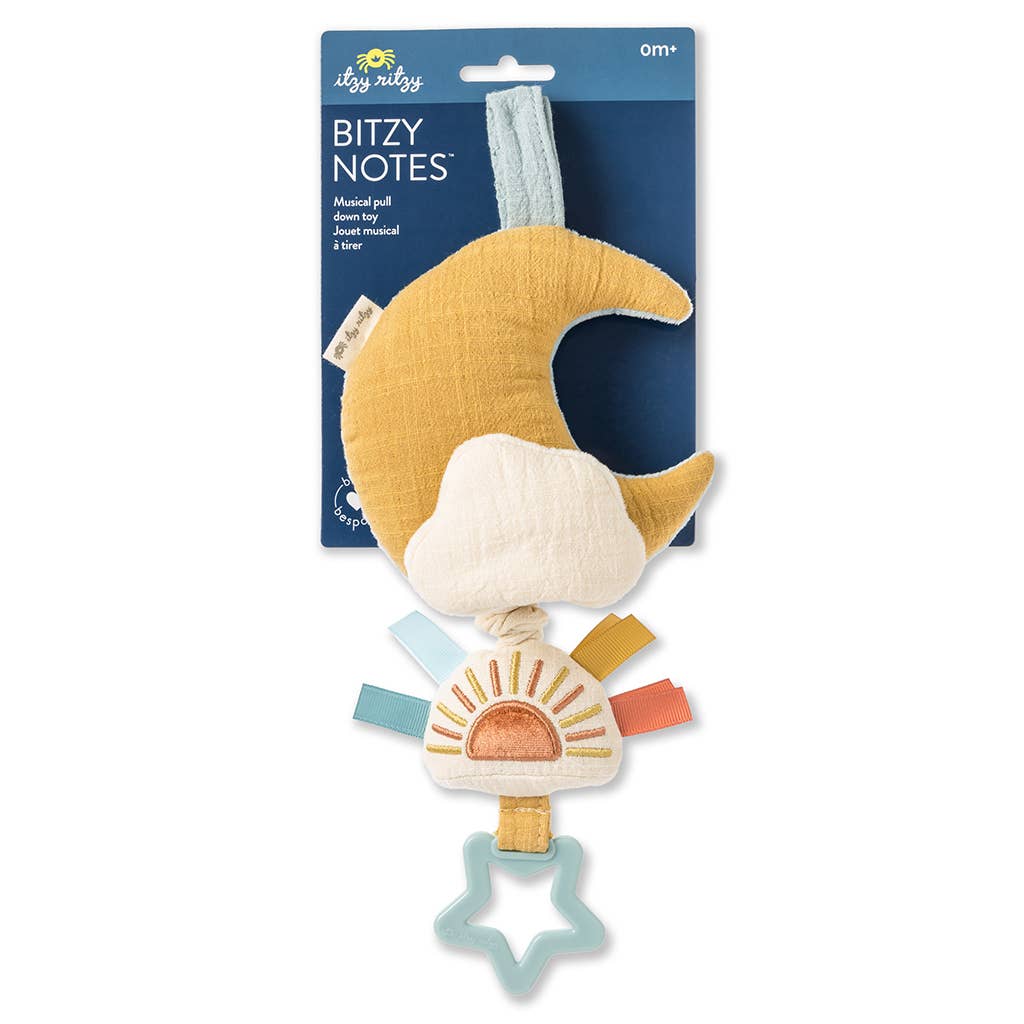 Bitzy Notes™ Musical Pull - Down Toy Cloud/Sun - SPARROW