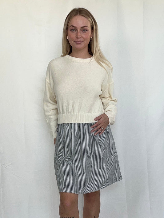 Blake Sweater Dress - Olive - SPARROW