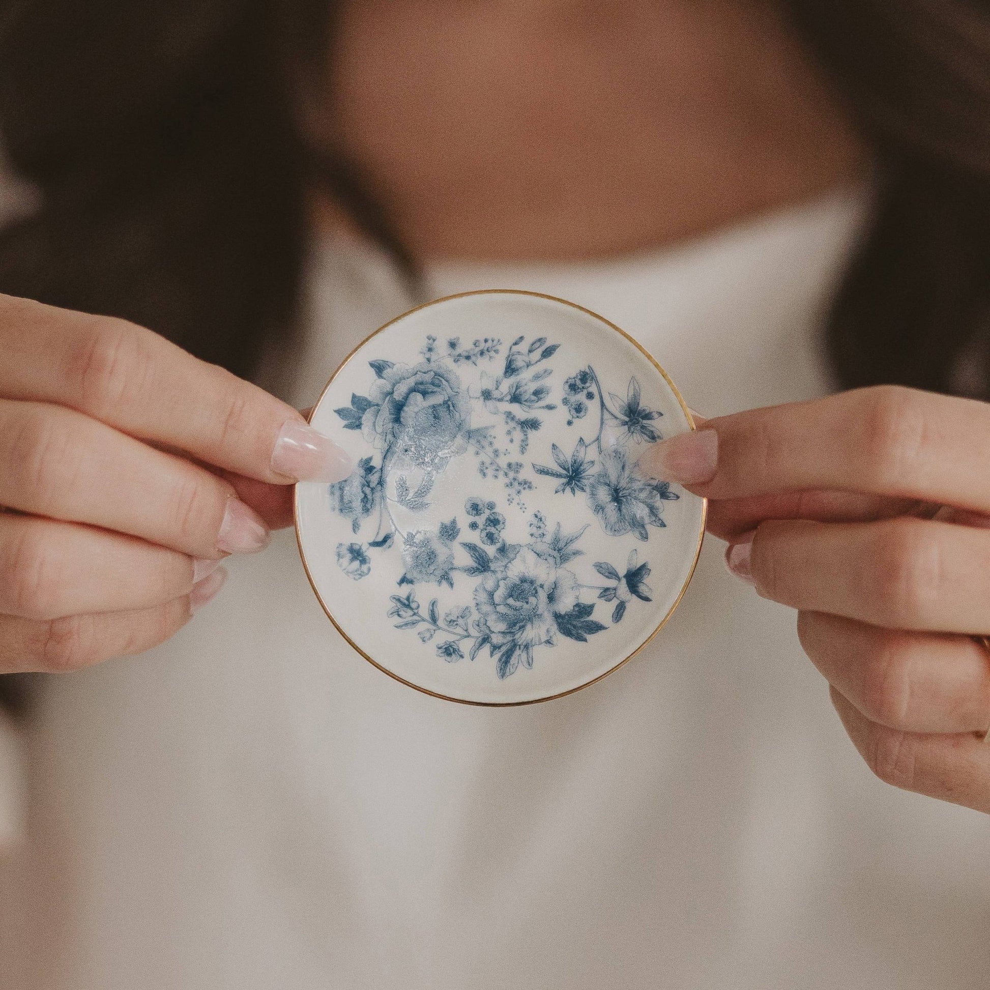 Blue Delft Jewelry Dish - SPARROW