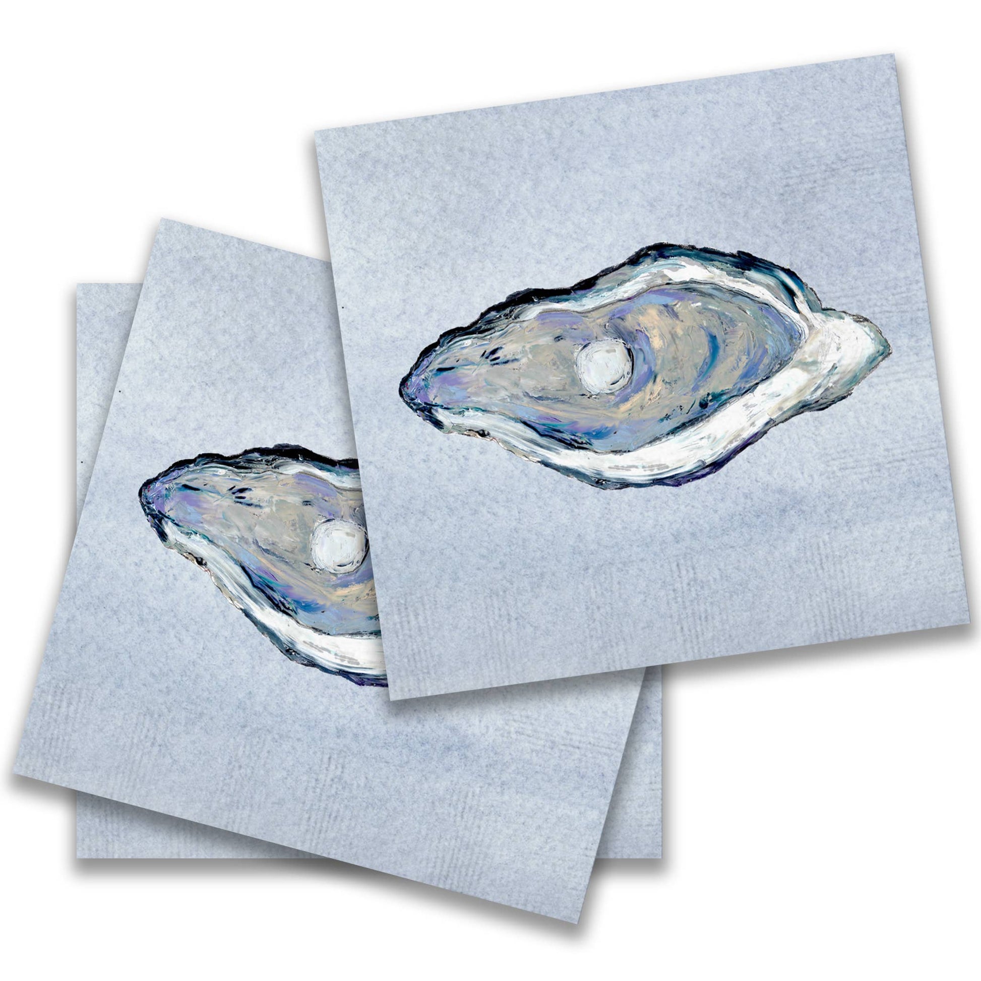 Blue Oyster Cocktail Napkin - SPARROW