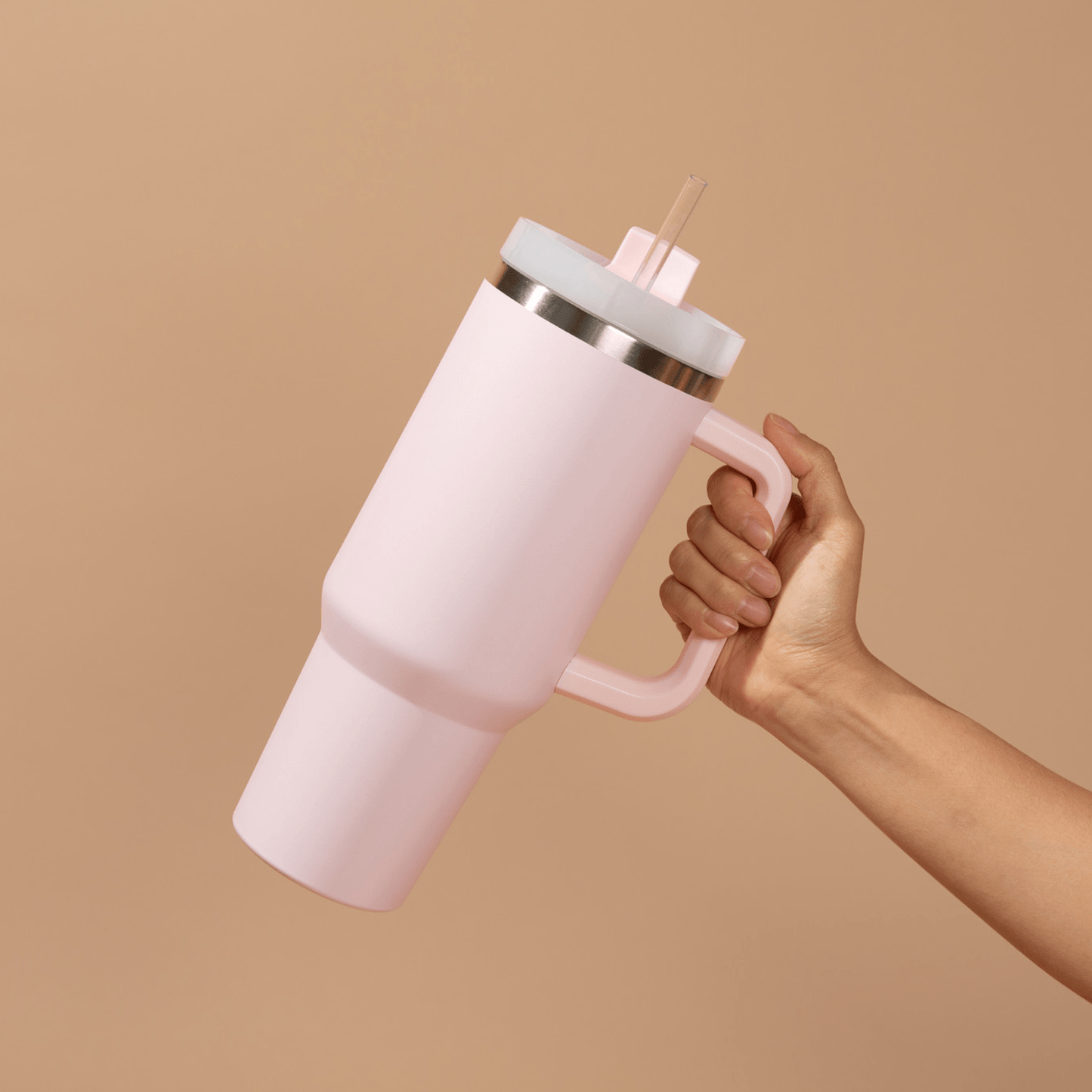 Blush Pink 40 oz Travel Tumbler - SPARROW