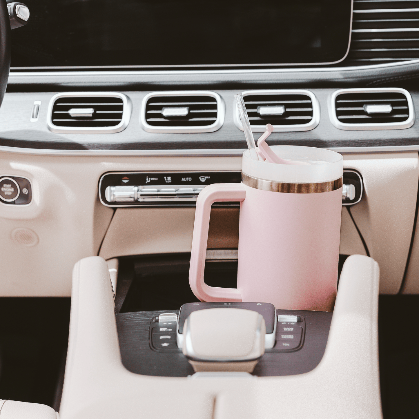 Blush Pink 40 oz Travel Tumbler - SPARROW