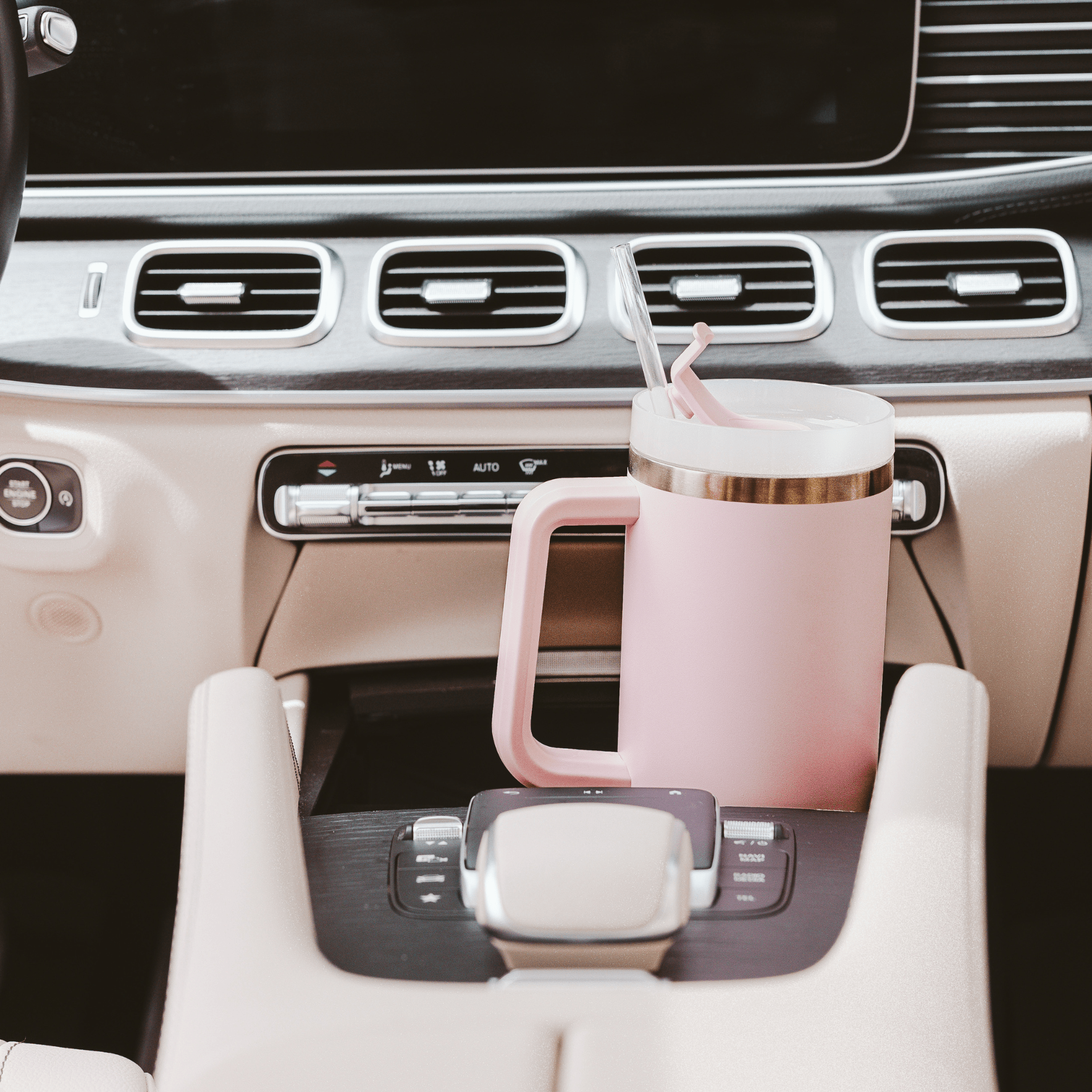Blush Pink 40 oz Travel Tumbler - SPARROW