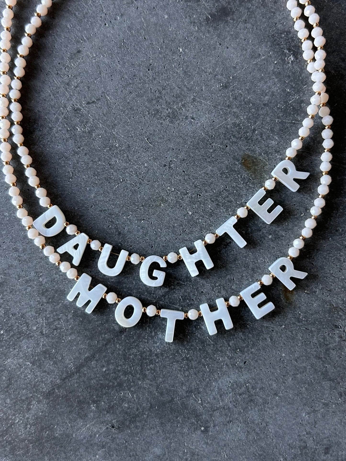 Bonne Mere MOTHER Necklace - Shell - SPARROW