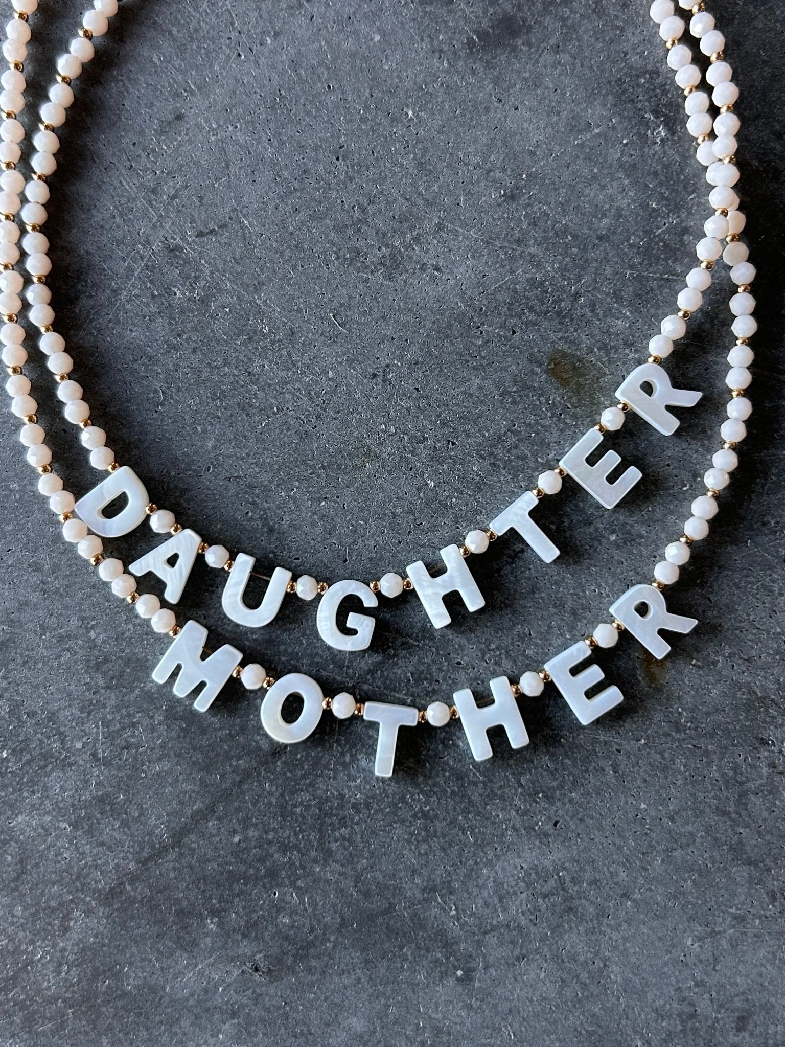 Bonne Mere MOTHER Necklace - Shell - SPARROW