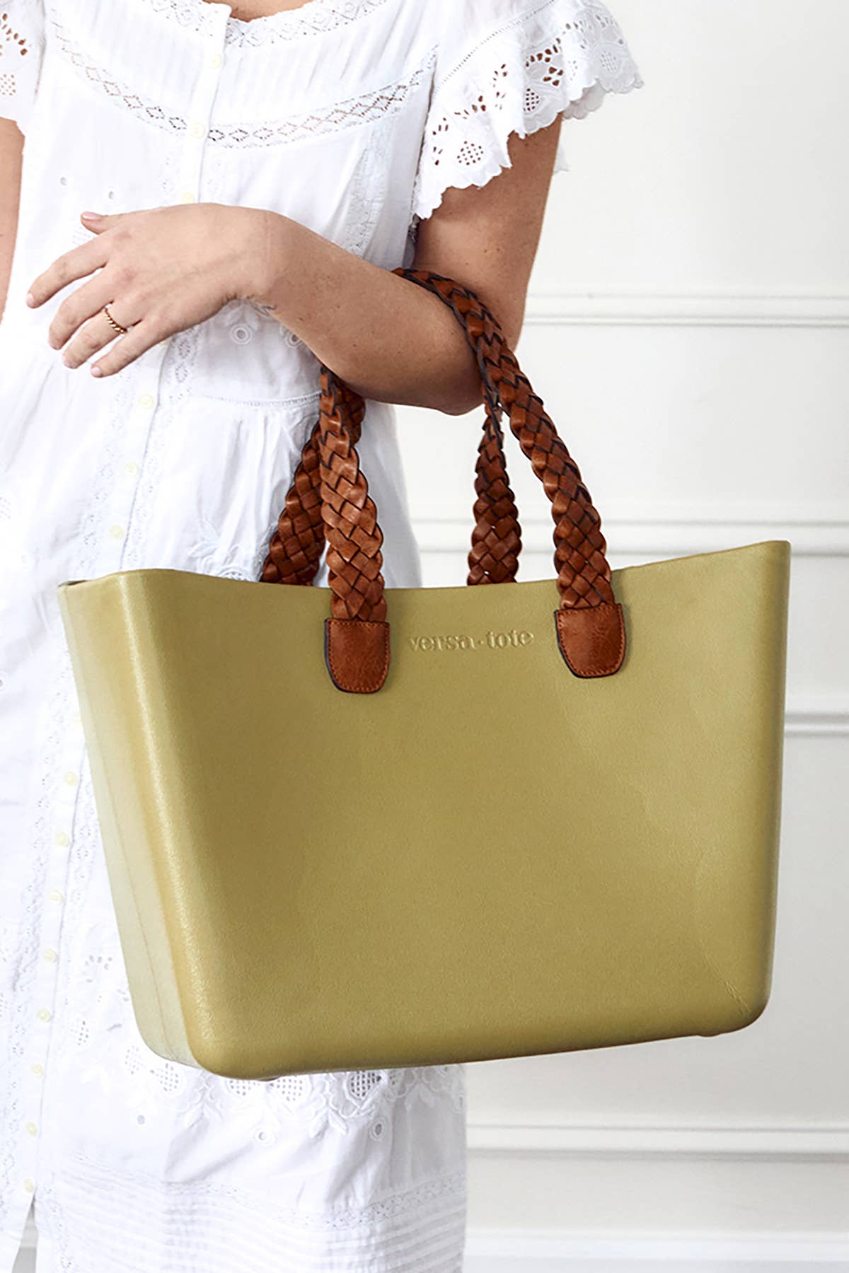 Braided Straps for Versa Tote: Taupe - SPARROW