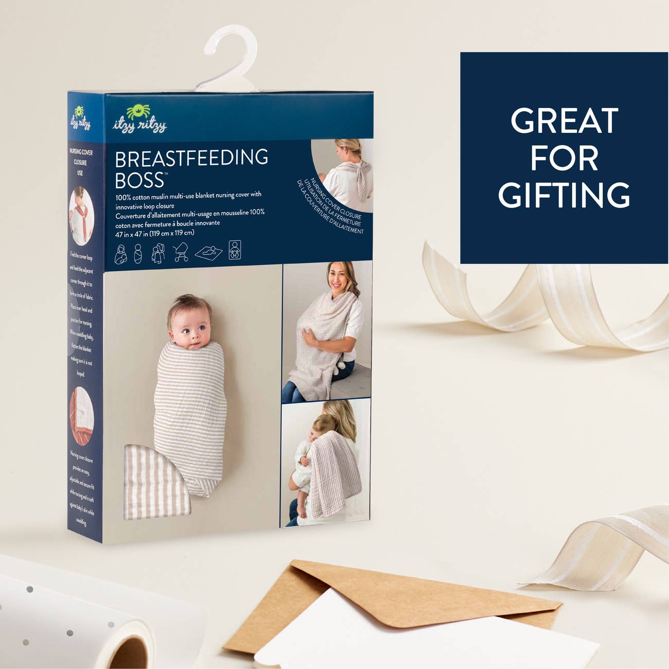 Breastfeeding Boss™: Sage Mudcloth - SPARROW