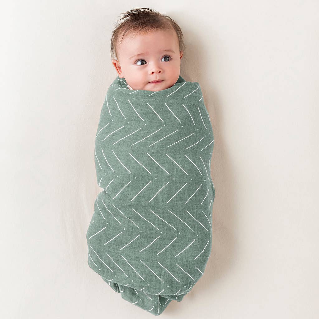 Breastfeeding Boss™: Sage Mudcloth - SPARROW