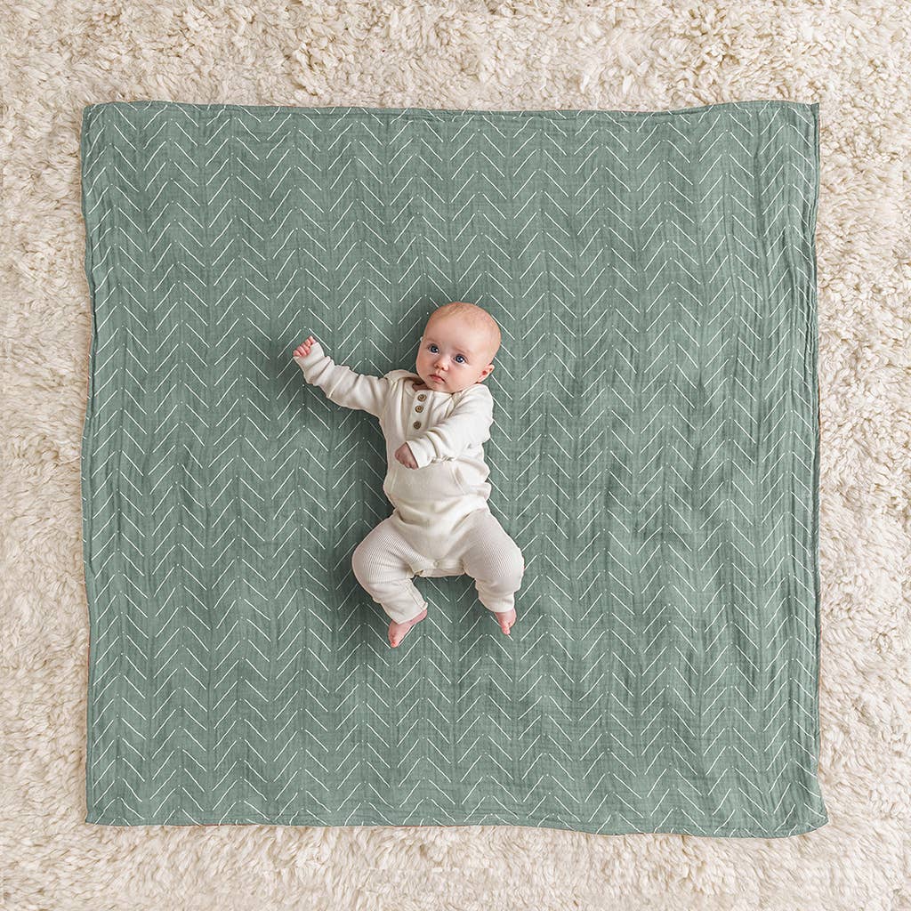 Breastfeeding Boss™: Sage Mudcloth - SPARROW
