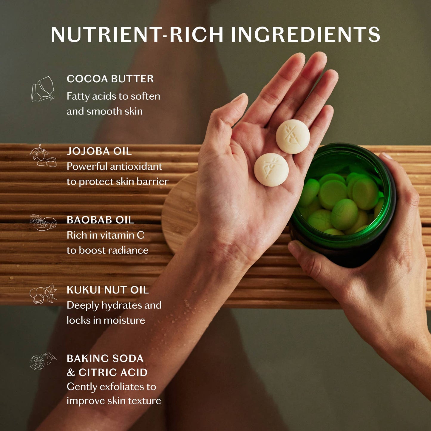 Breathe Pebble | Deep Moisturizing Solid Bath & Shower Oil: Tray of 20 - SPARROW