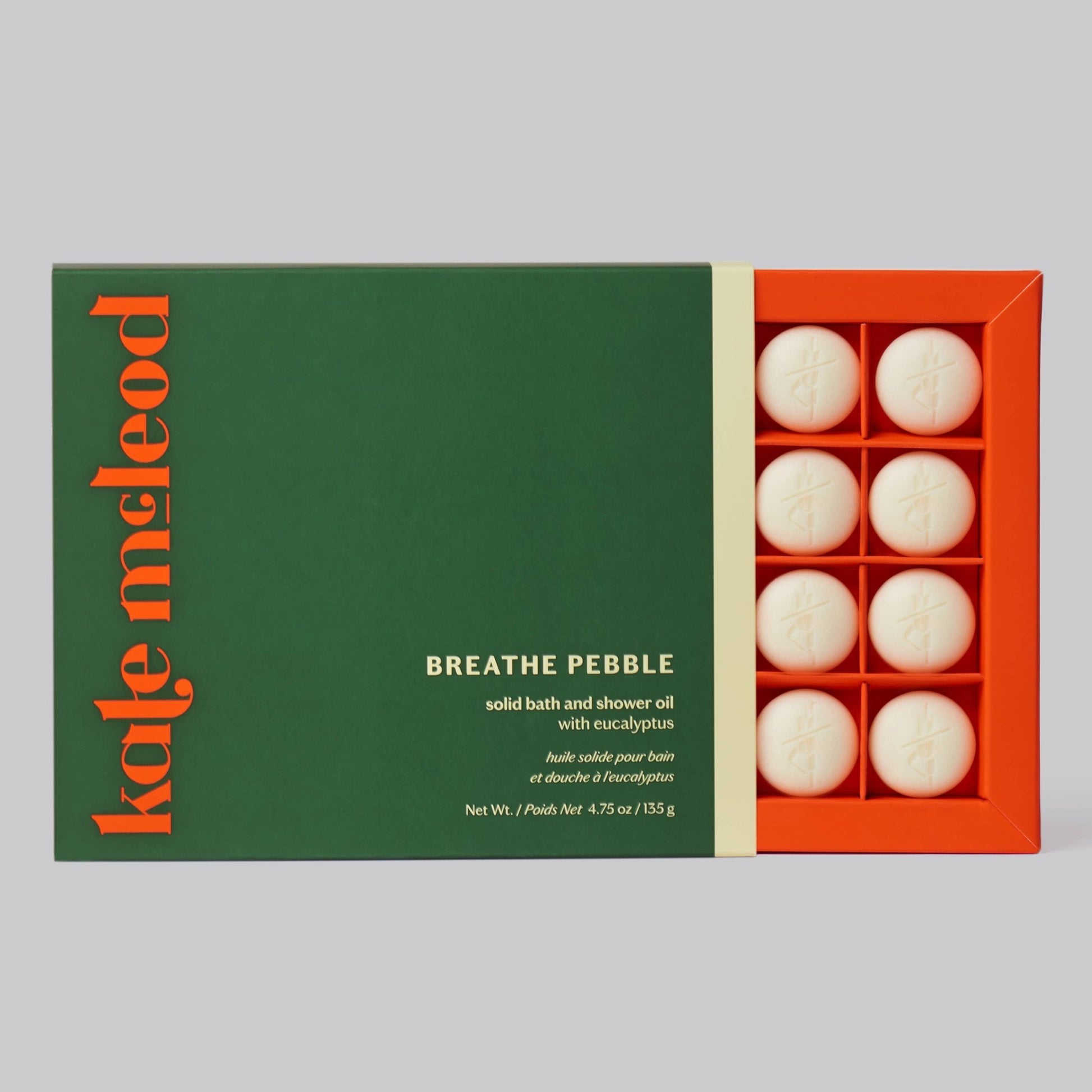 Breathe Pebble | Deep Moisturizing Solid Bath & Shower Oil: Tray of 20 - SPARROW
