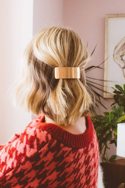 Brushed Bronze Bar Clip - SPARROW