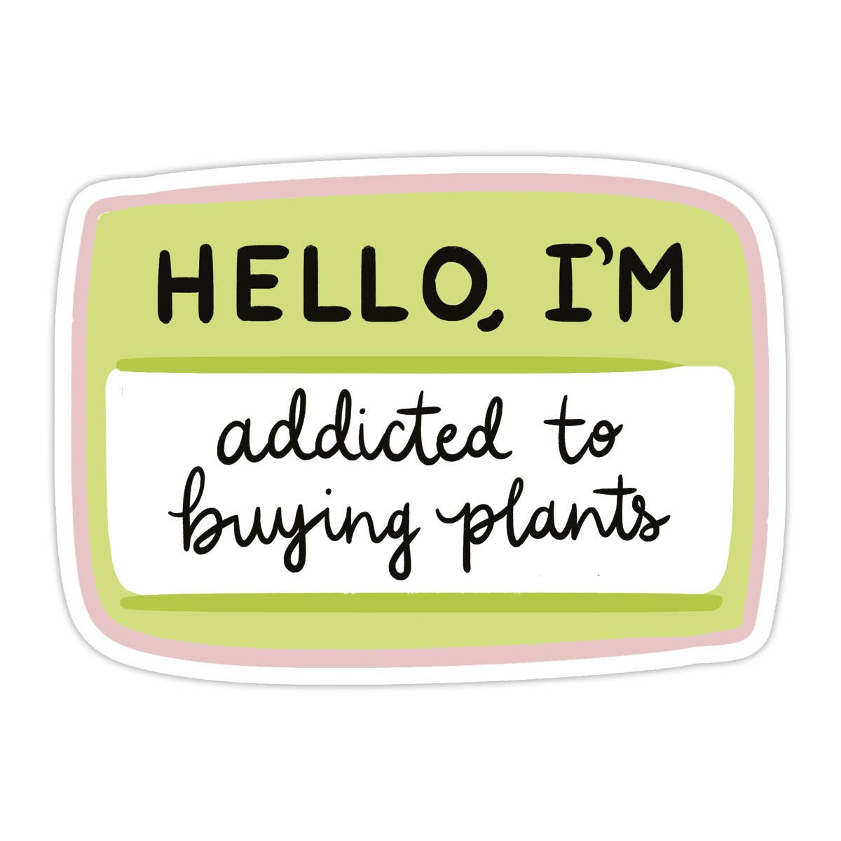 Buying Plants Vinyl Sticker - SPARROW