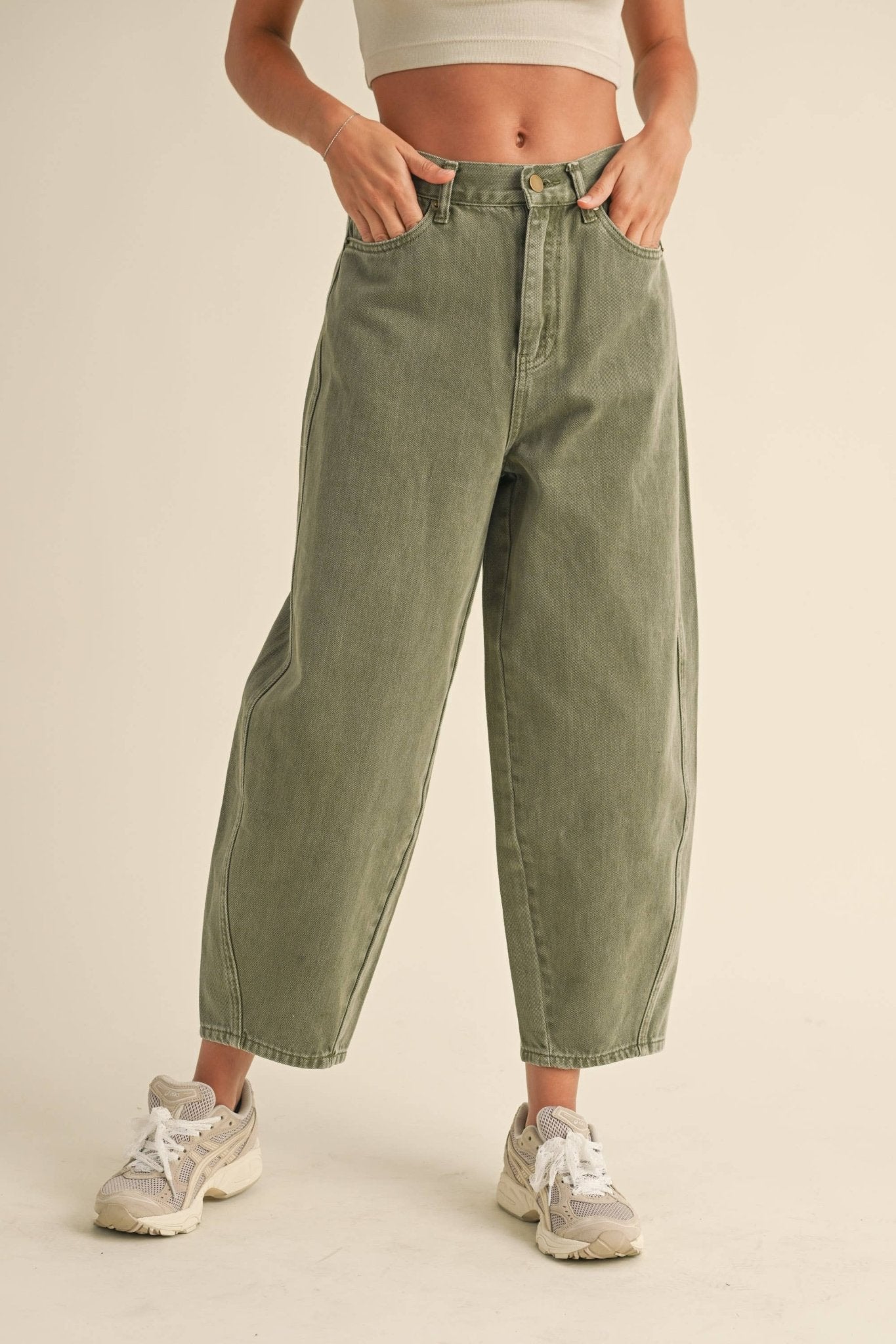 Cameron Barrel Pants - SPARROW