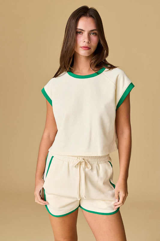 Carrie French Terry Set - SPARROW