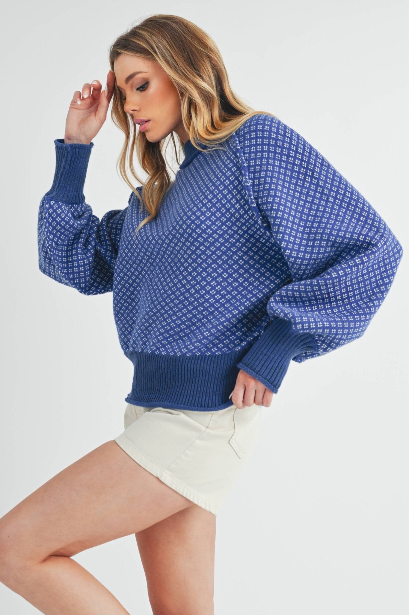 Carter Sweater - Blue - SPARROW