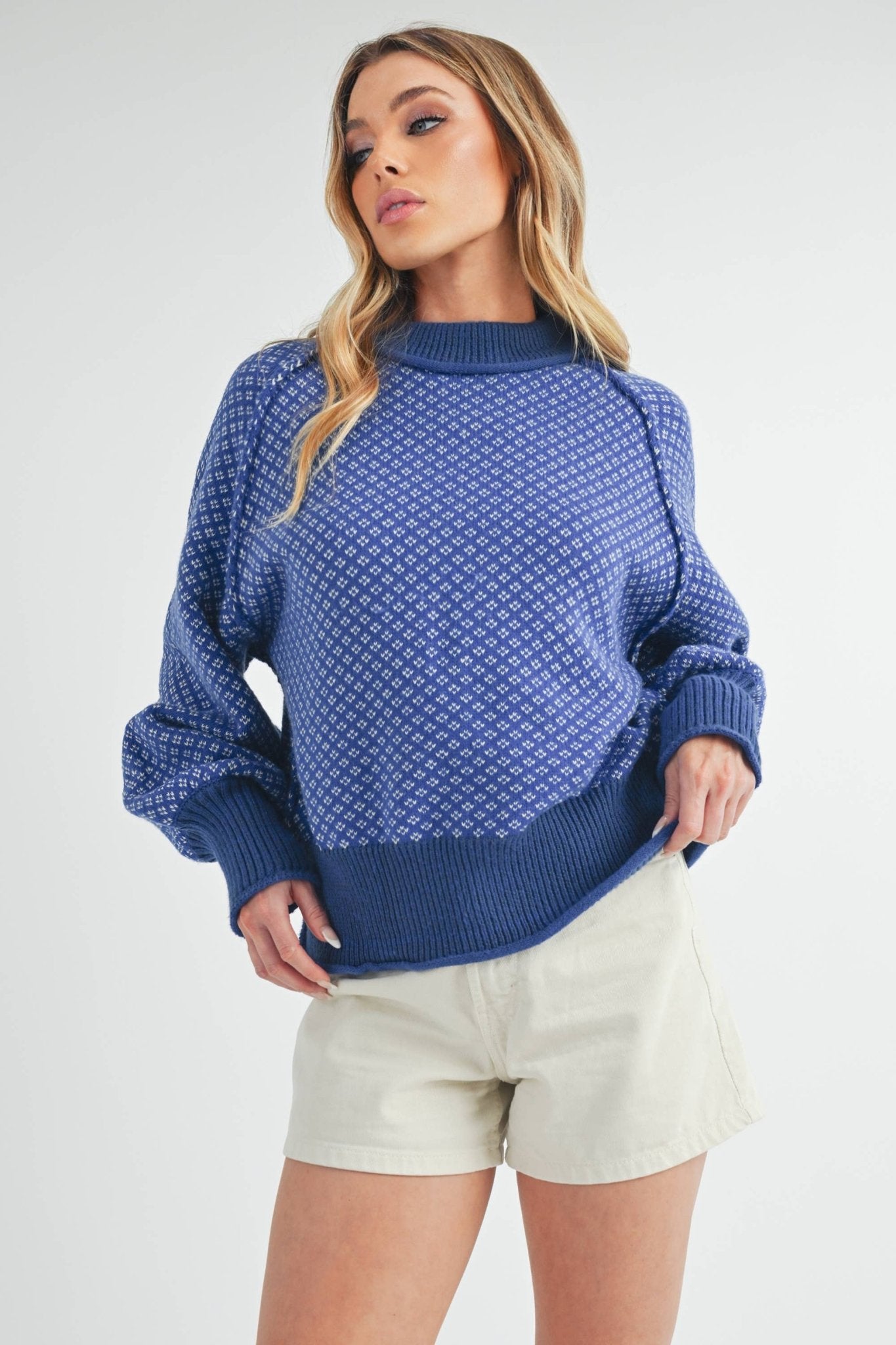 Carter Sweater - Blue - SPARROW