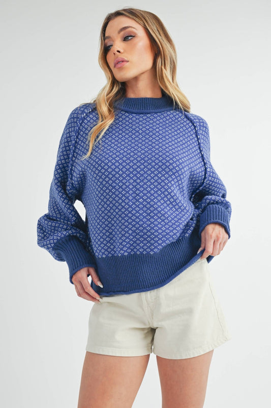 Carter Sweater - Blue - SPARROW