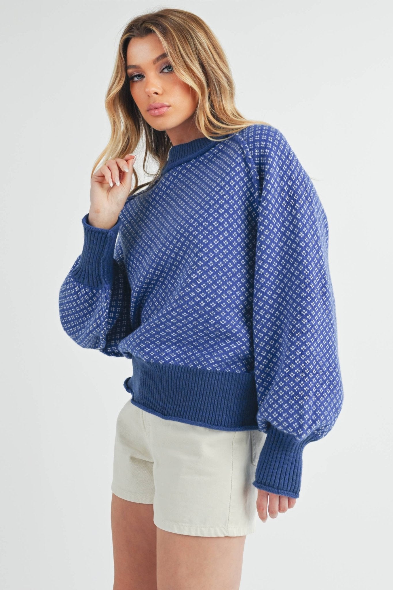 Carter Sweater - Blue - SPARROW