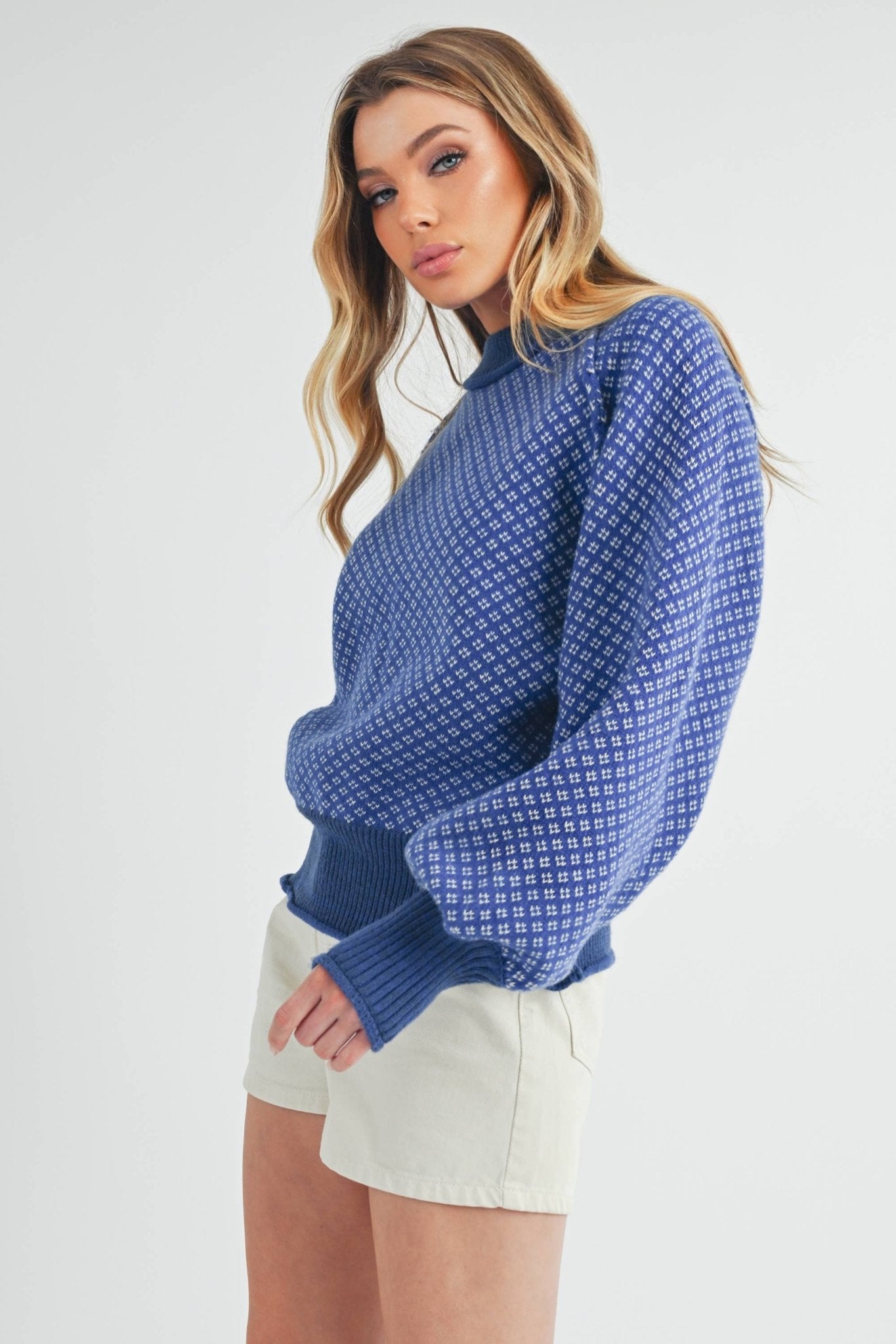 Carter Sweater - Blue - SPARROW