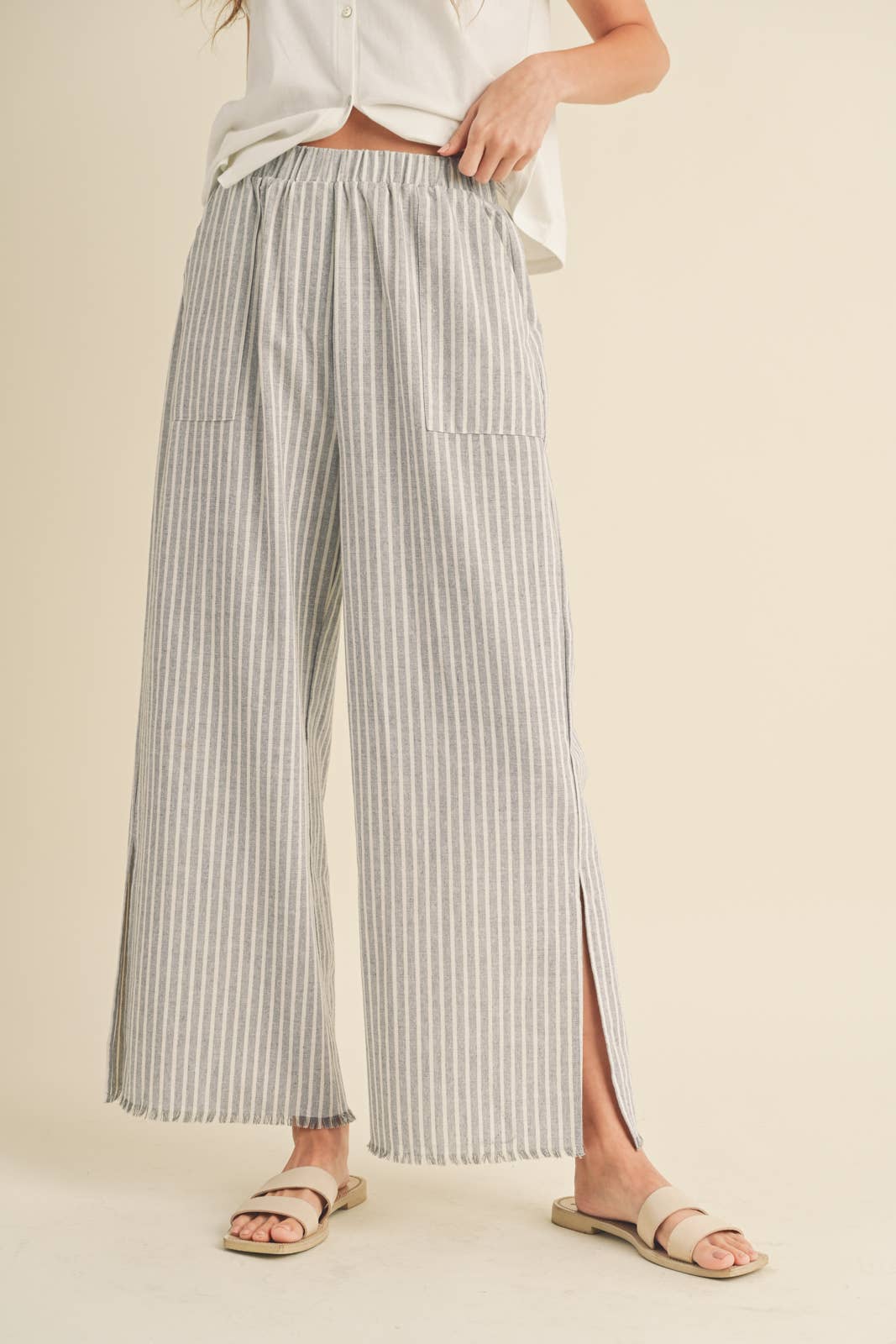 Charles Linen Pants - Cloud - SPARROW