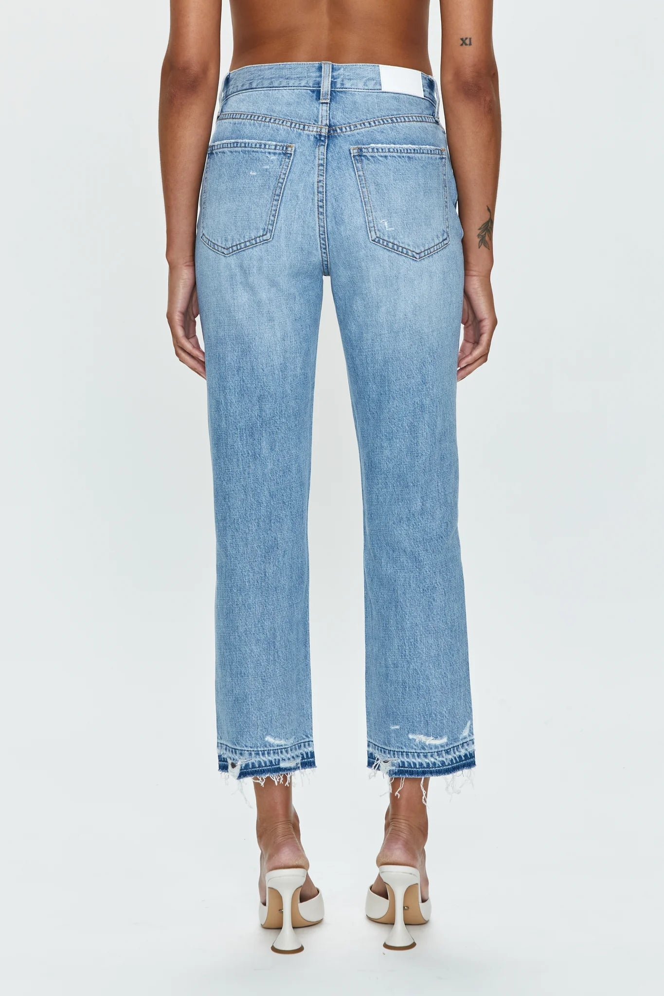 Charlie High Rise Classic Straight Denim - SPARROW