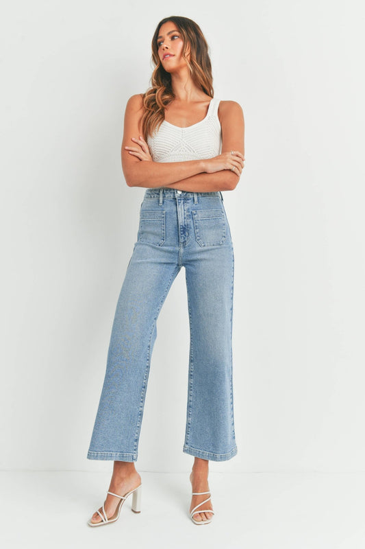 Charlotte Wide Leg Jeans - SPARROW