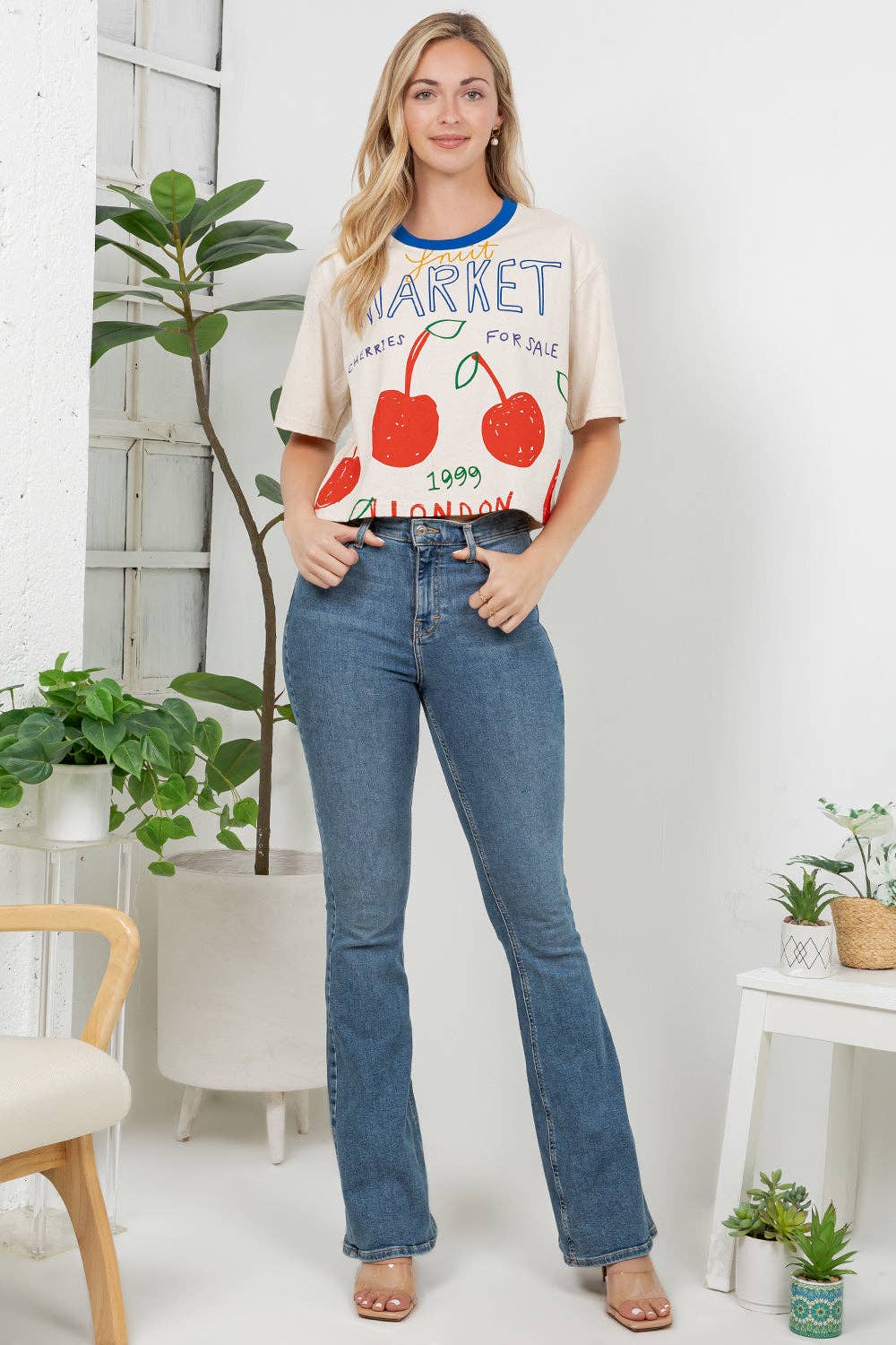 Cherry Market Tee - SPARROW