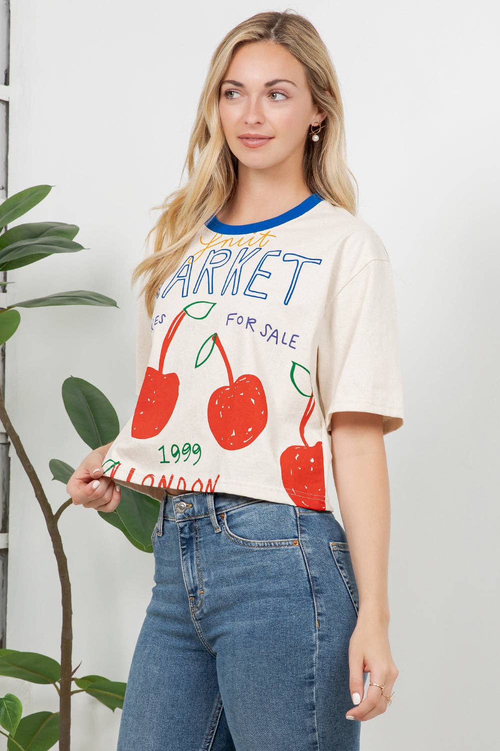 Cherry Market Tee - SPARROW