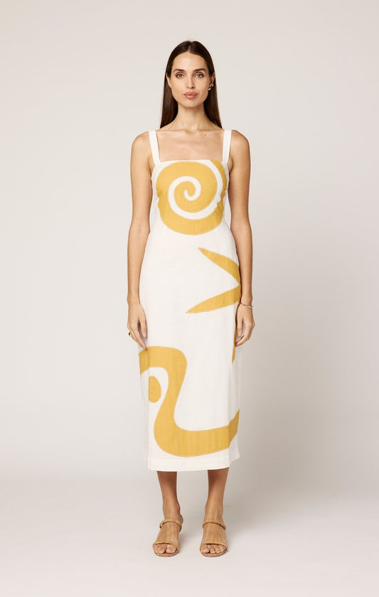 Cleobella Brie Midi Dress - SPARROW