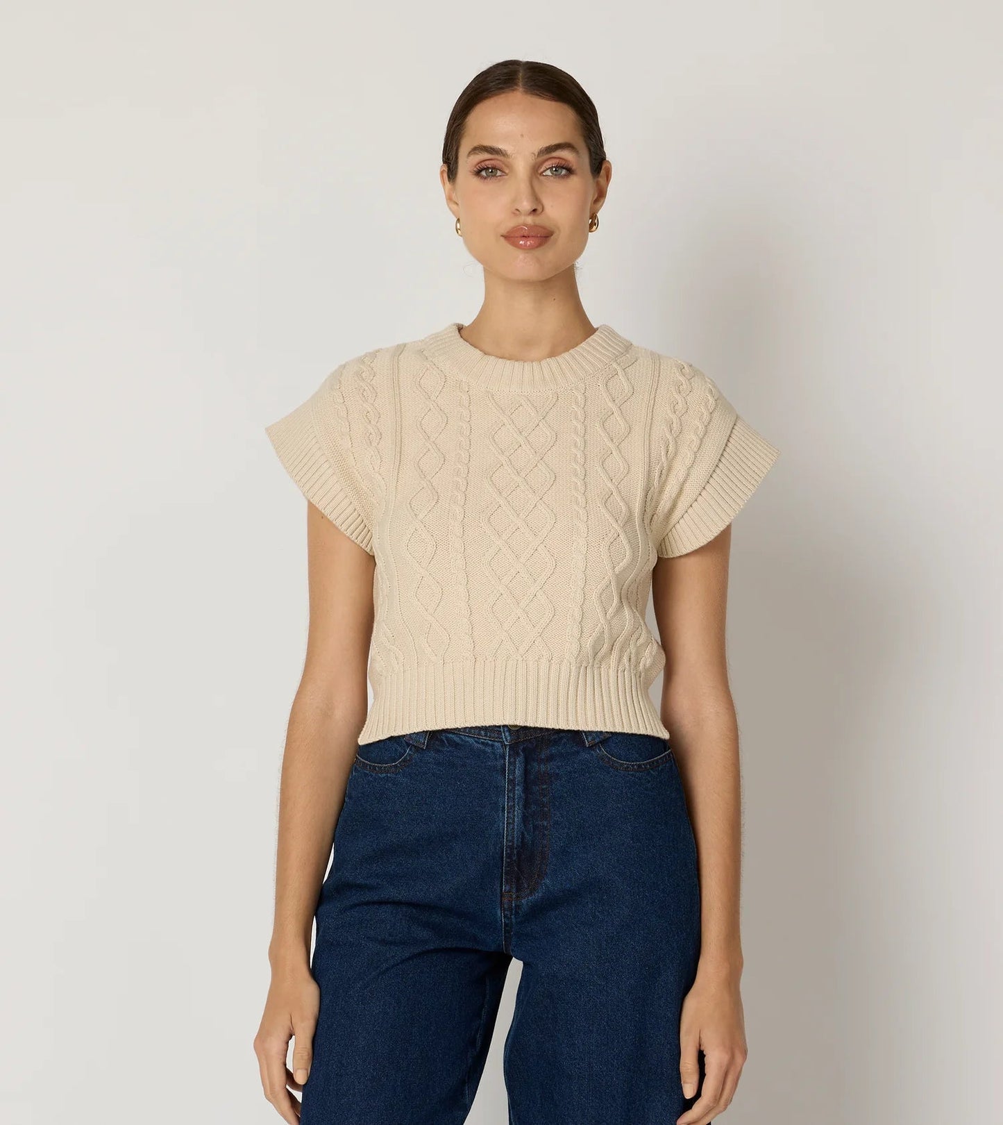 Cleobella Gigi Sweater Vest - SPARROW