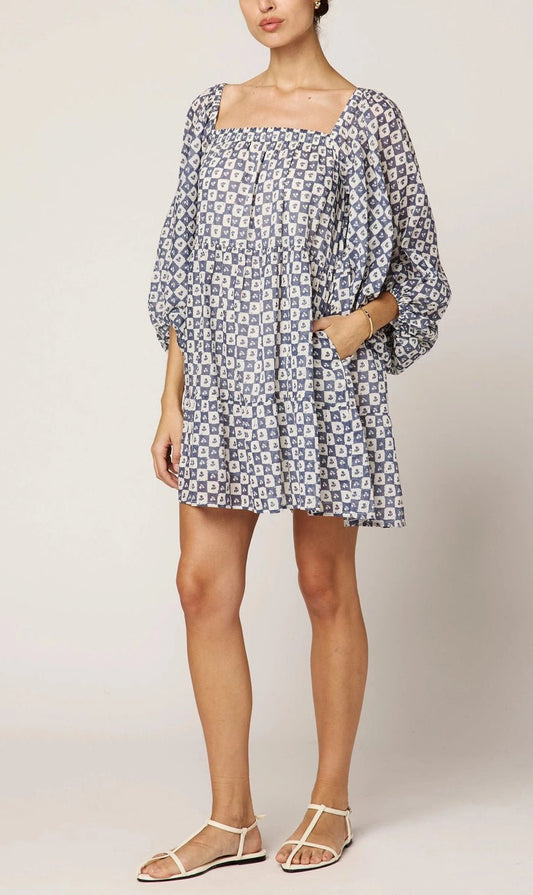 Cleobella Hattie Mini Dress - SPARROW