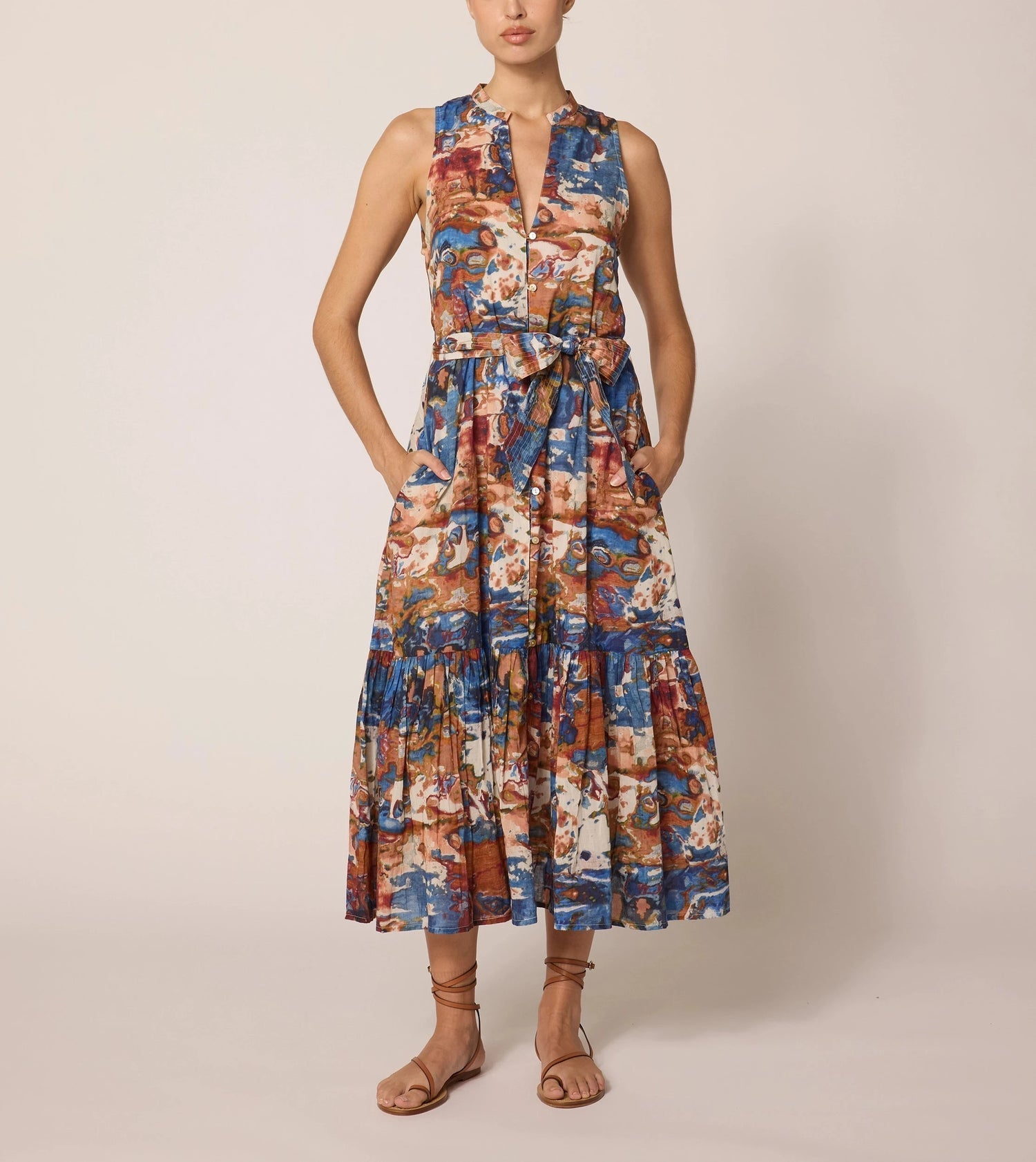 Cleobella Izora Midi Dress - SPARROW