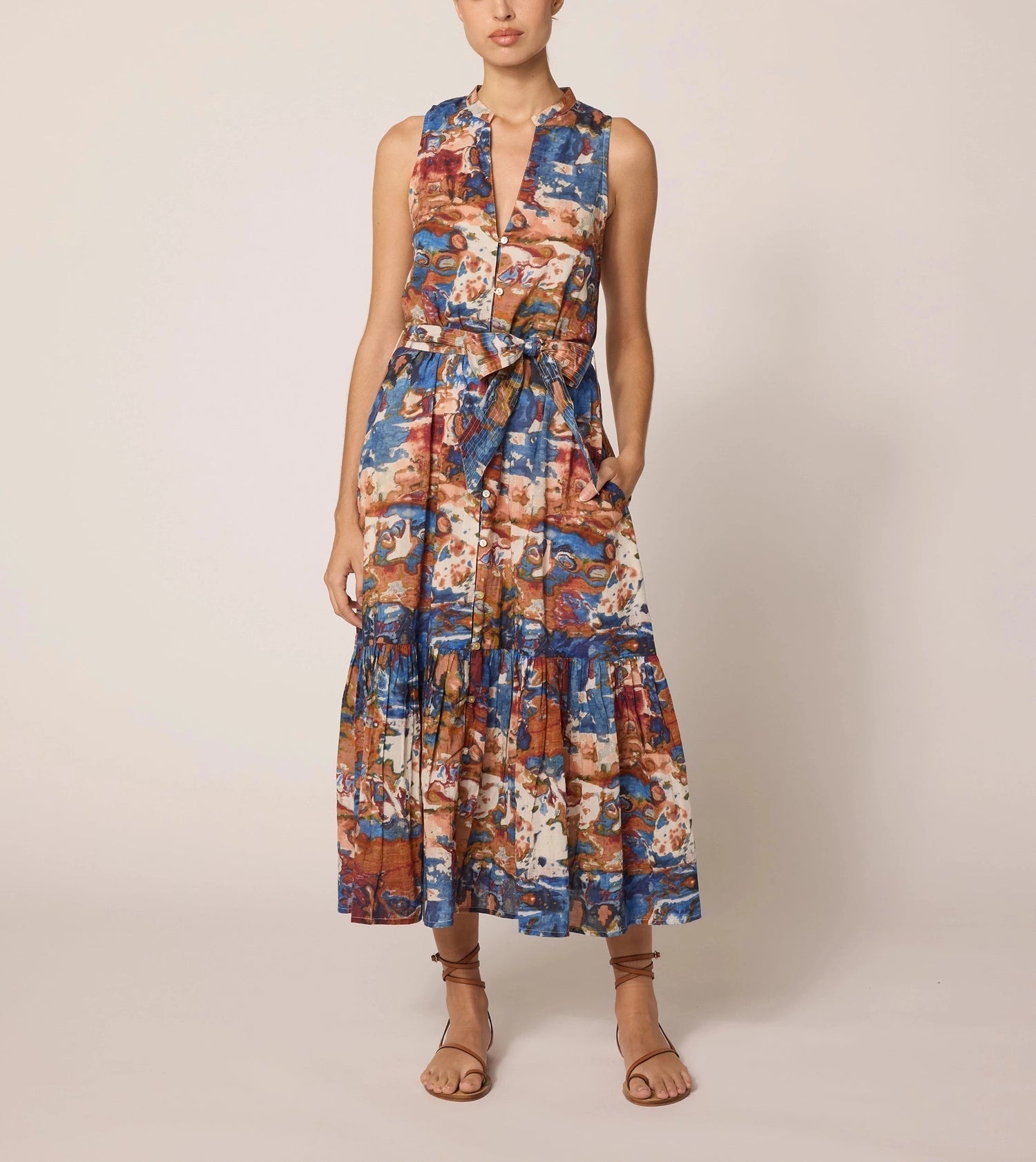 Cleobella Izora Midi Dress - SPARROW