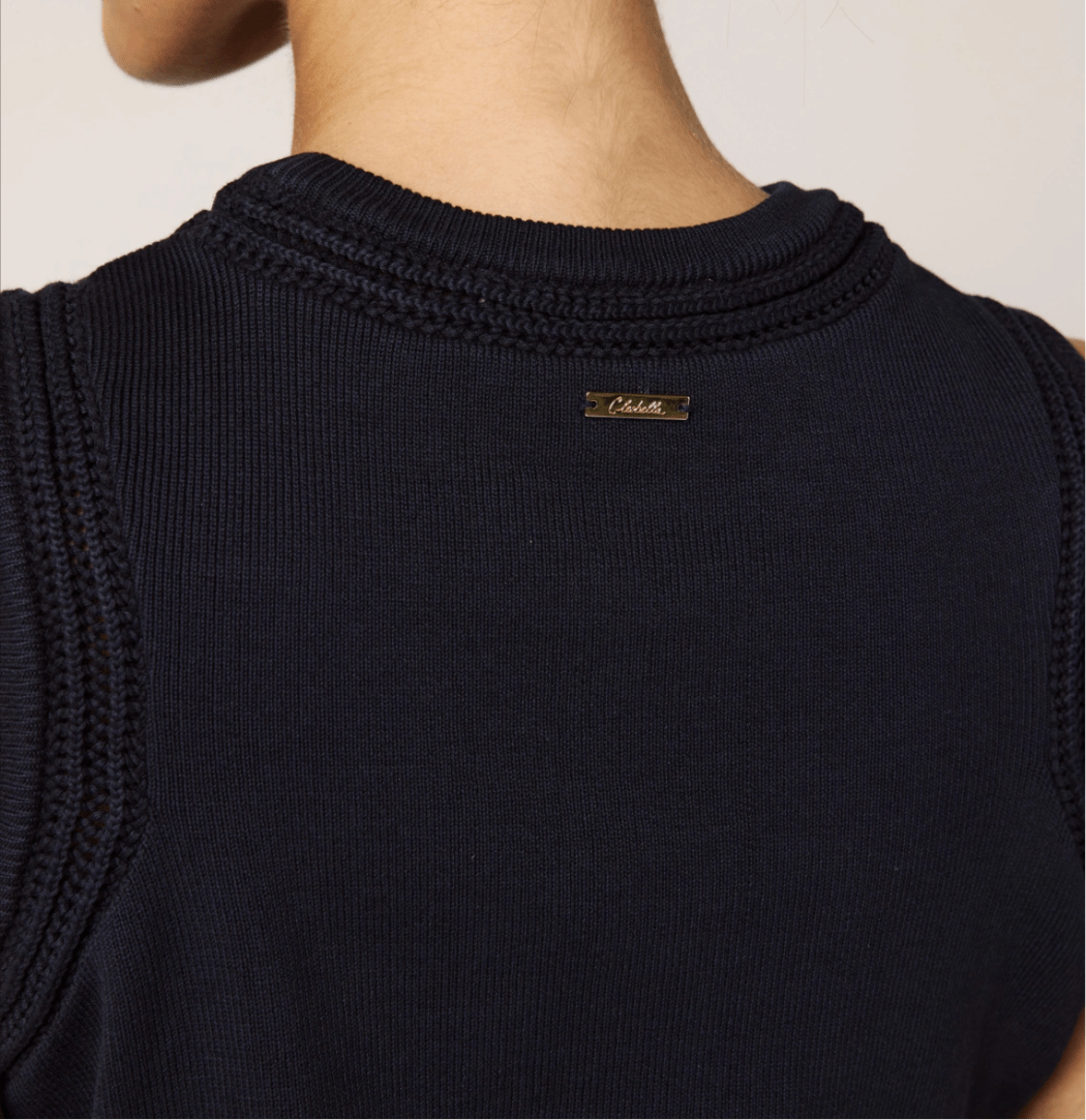 Cleobella Jade Top - Midnight Blue - SPARROW