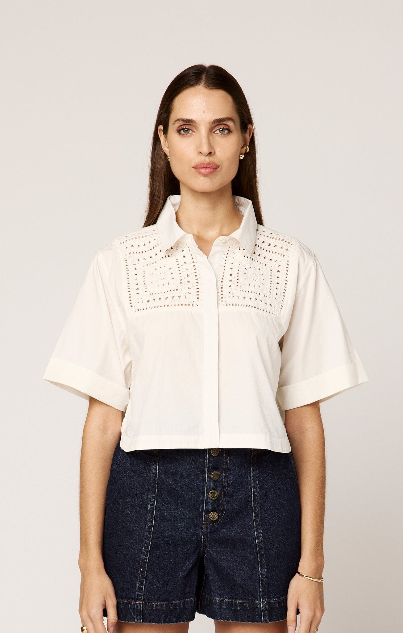 Cleobella Montana Blouse - SPARROW