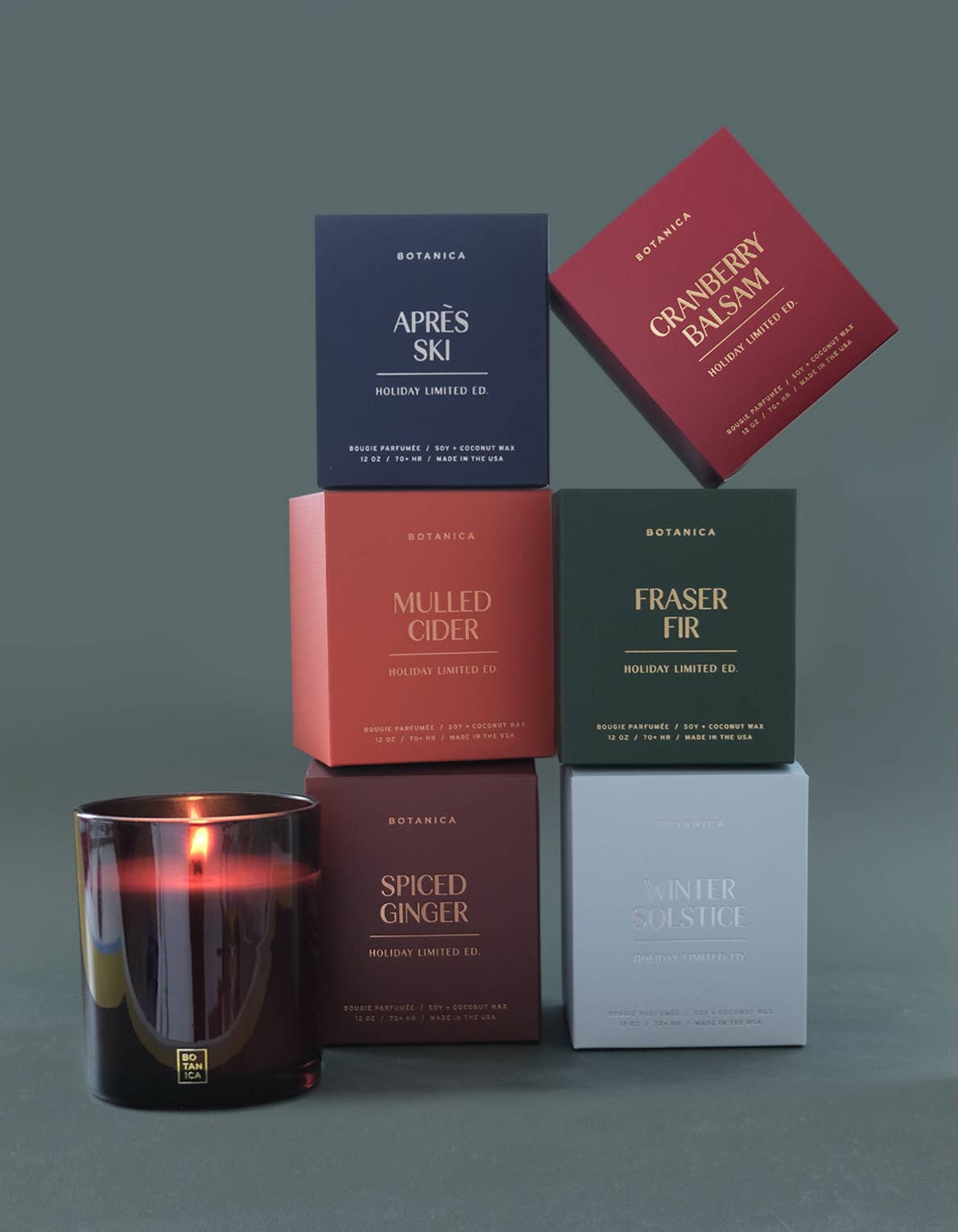 Cranberry Balsam Holiday Candle | 12oz - SPARROW