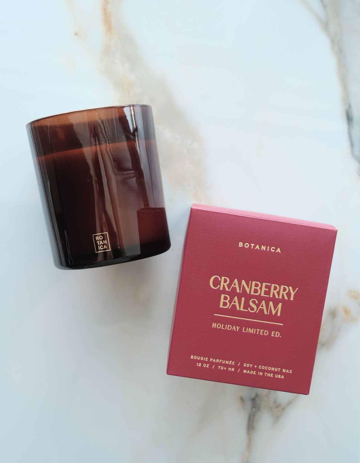 Cranberry Balsam Holiday Candle | 12oz - SPARROW