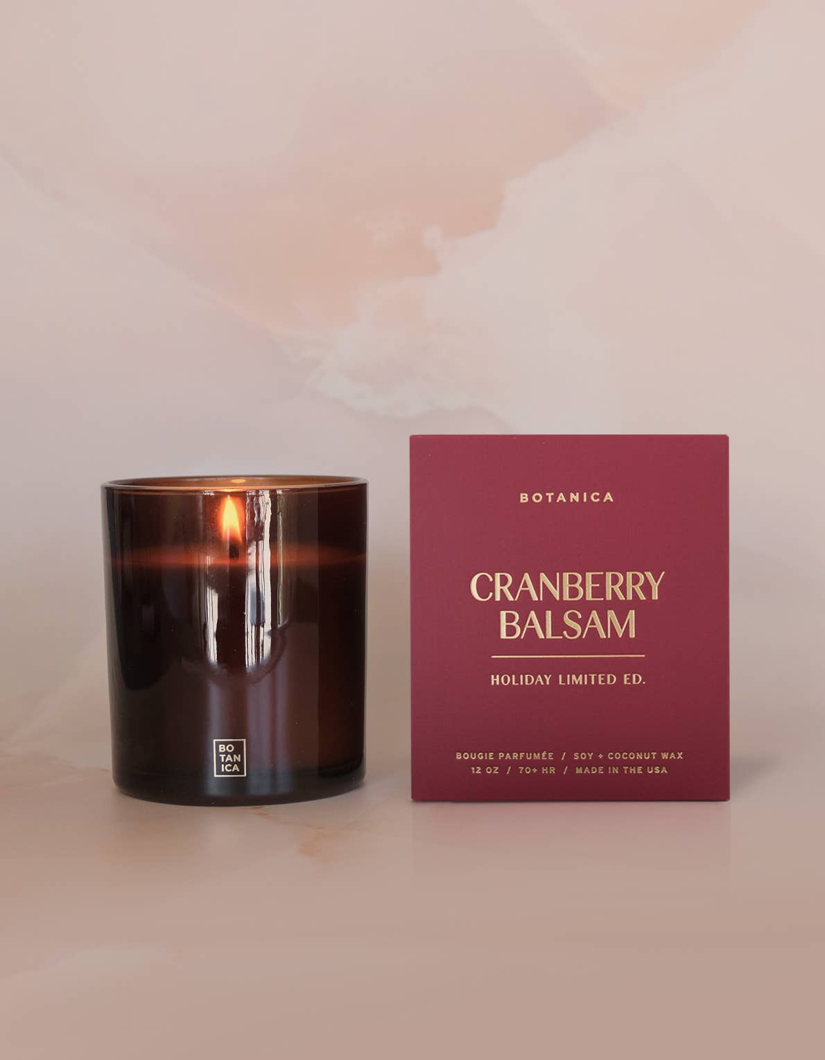 Cranberry Balsam Holiday Candle | 12oz - SPARROW