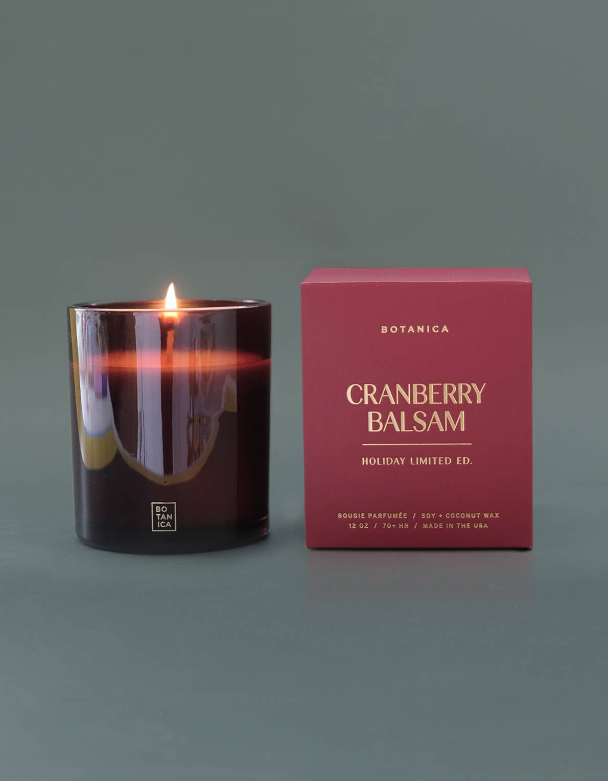Cranberry Balsam Holiday Candle | 12oz - SPARROW
