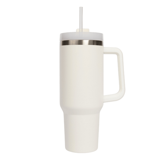 Cream 40 oz Travel Tumbler - SPARROW