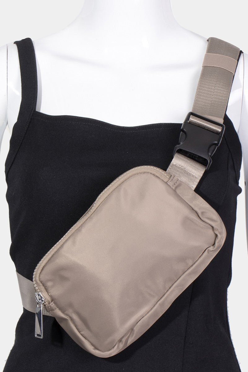 Cross Body Sling Bag - Pewter - SPARROW