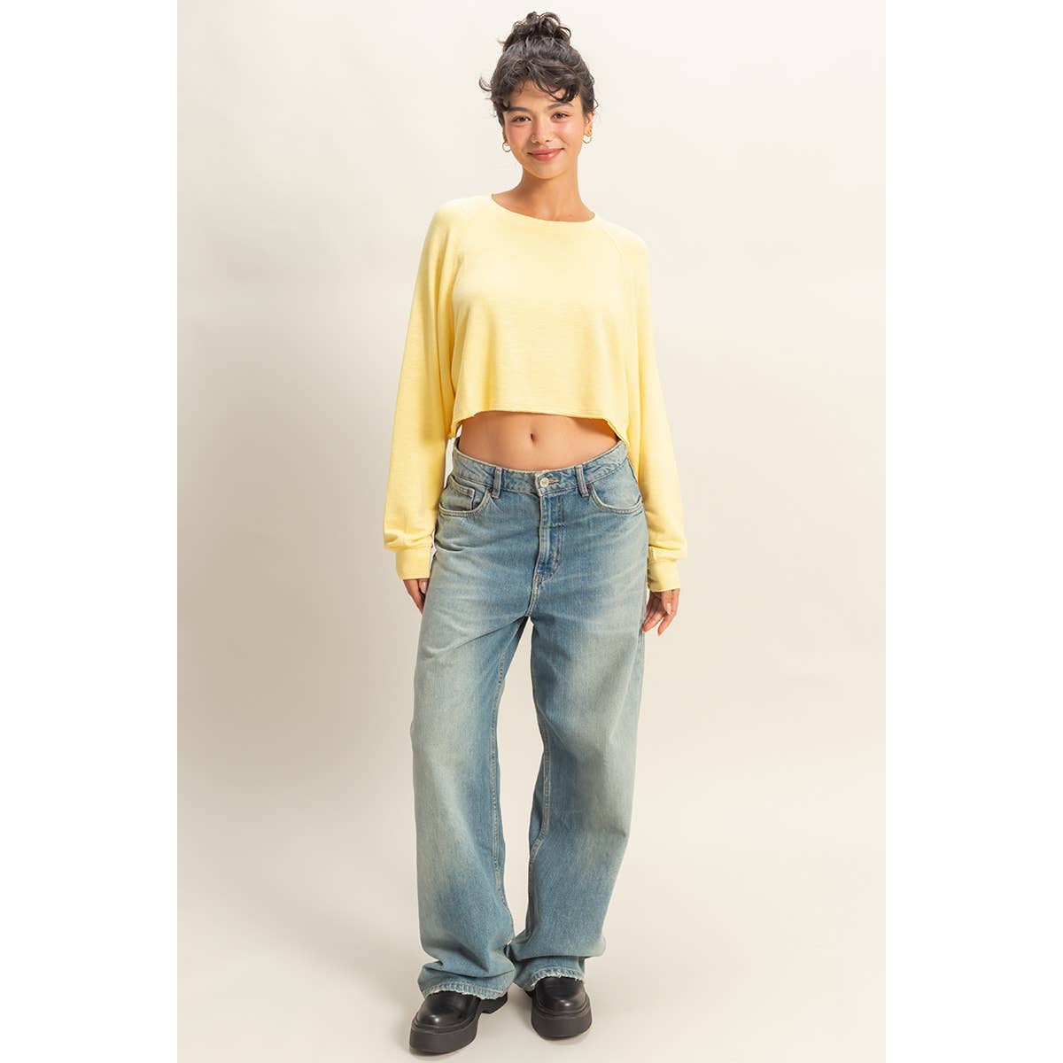 Payton Longsleeve- Vanilla
